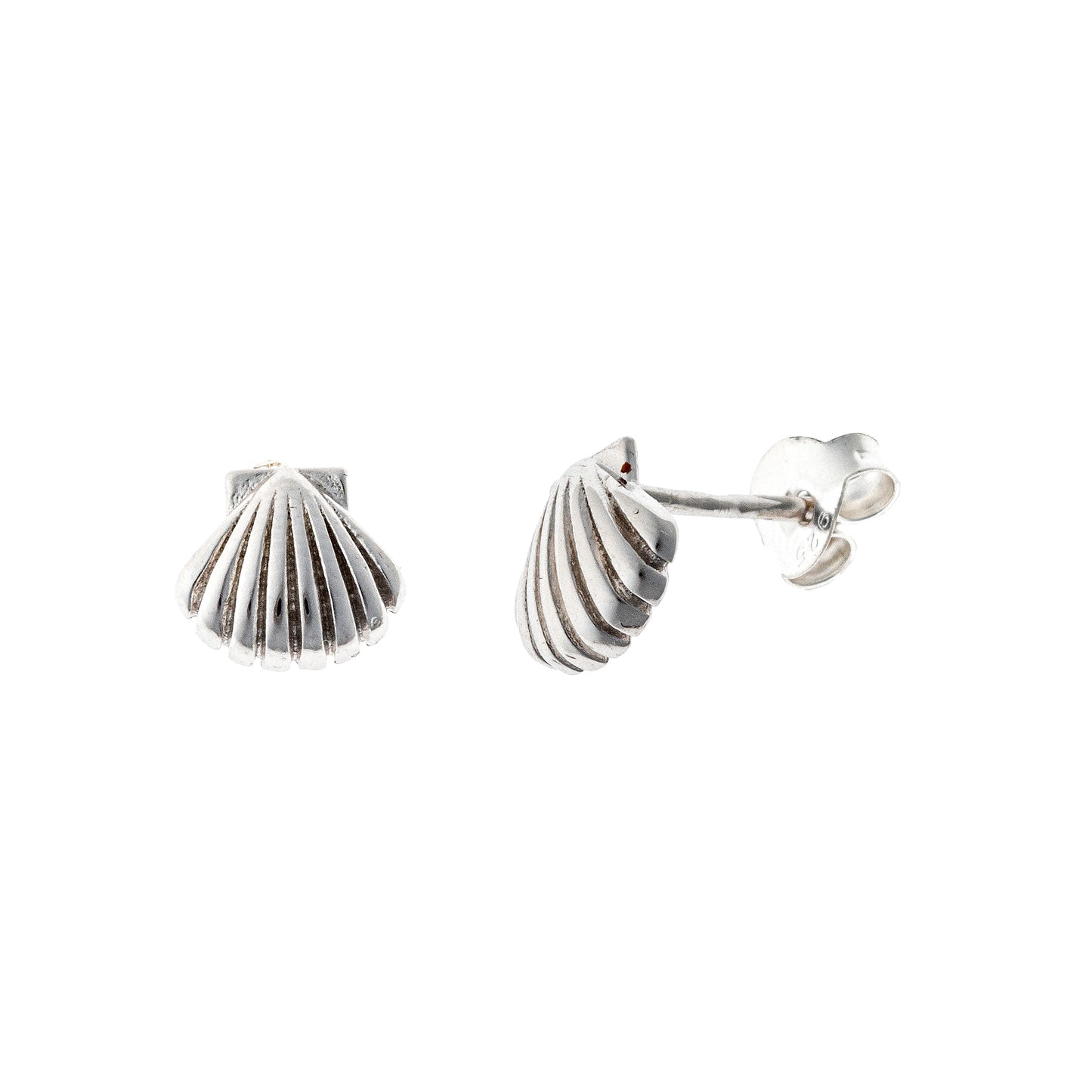 Sterling Silver Shell Studs