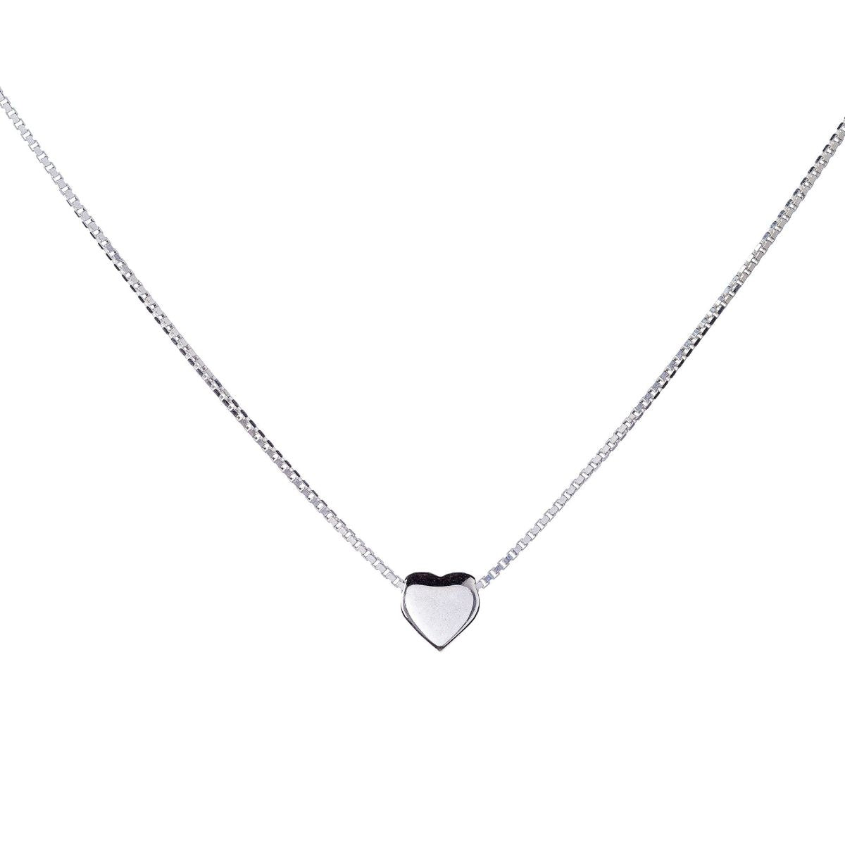 Sterling Silver Heart Necklace