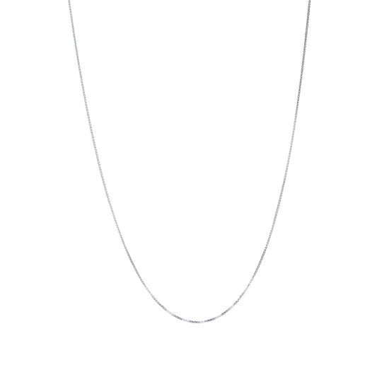 Sterling Silver "Box" Chain Necklace