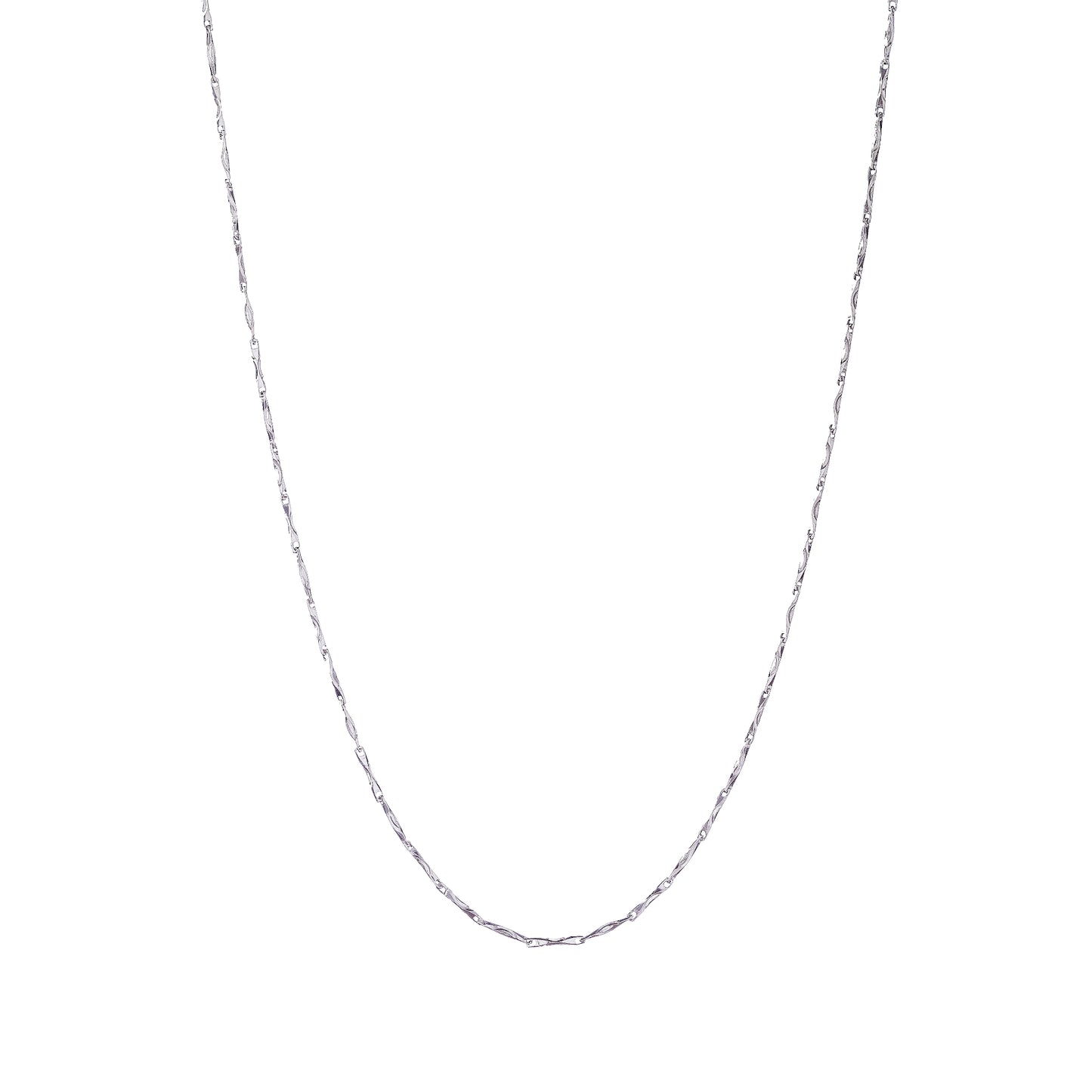 Sterling Silver "Ingot" Chain Necklace
