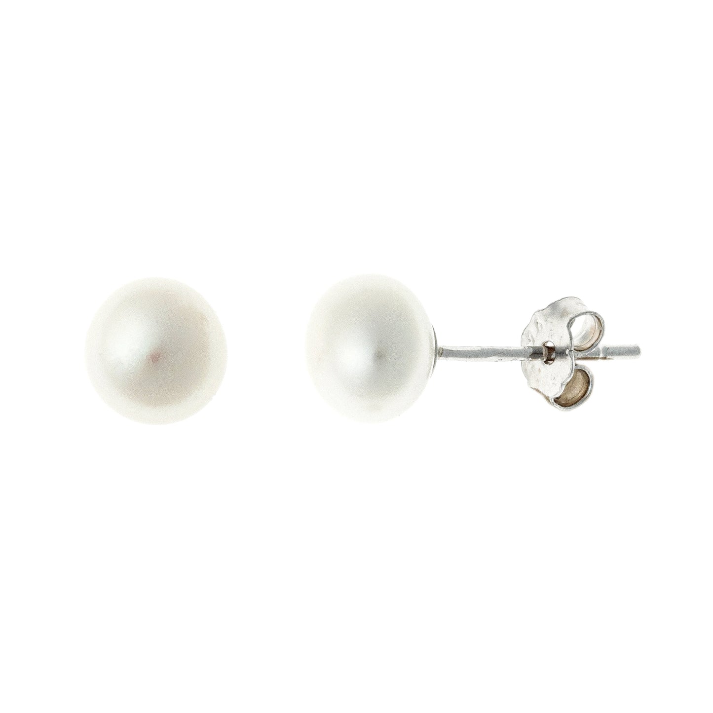 Sterling Silver Pearl Earrings