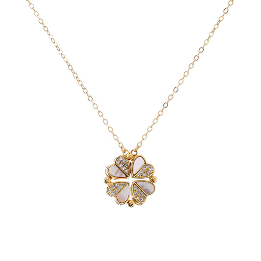 Sterling Silver Flower Necklace