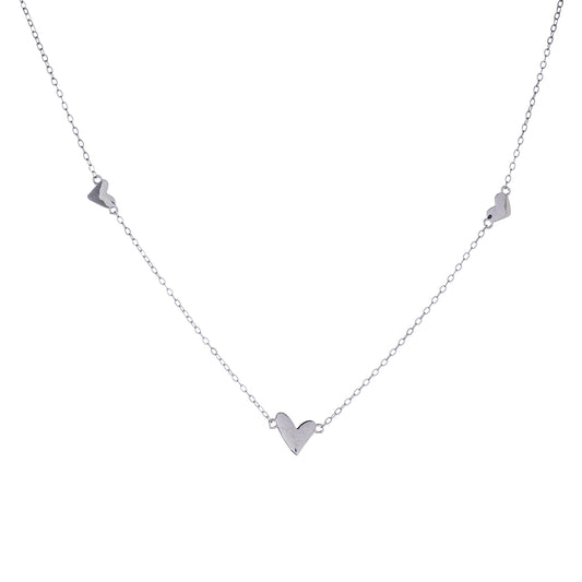 Sterling Silver Heart Necklace