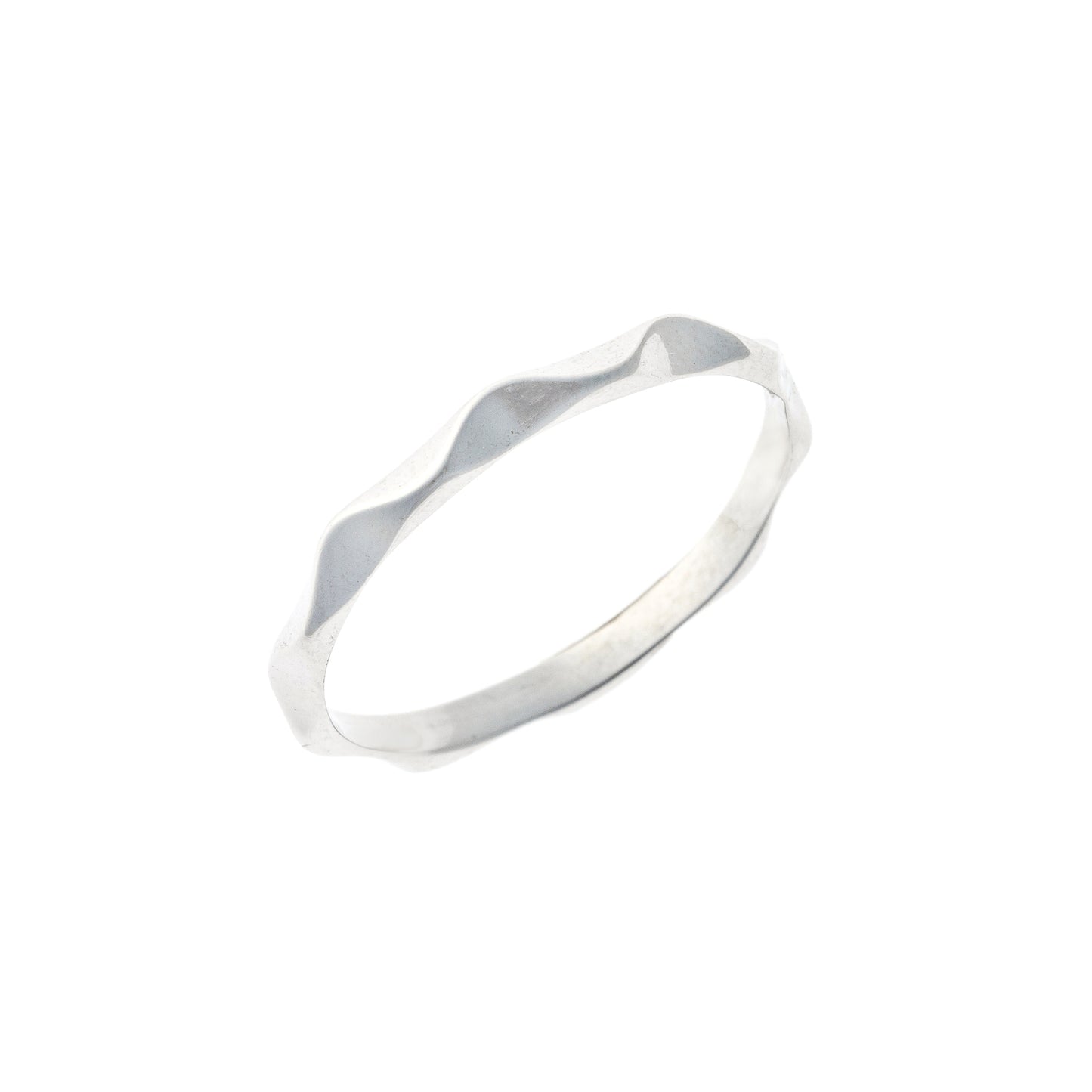 Sterling Silver Ornamental Band Ring