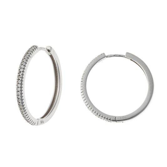 Anele – Sterling Silver Hoop Earrings 12-20mm