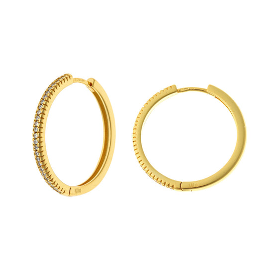 Anele – Sterling Silver Hoop Earrings 12-20mm