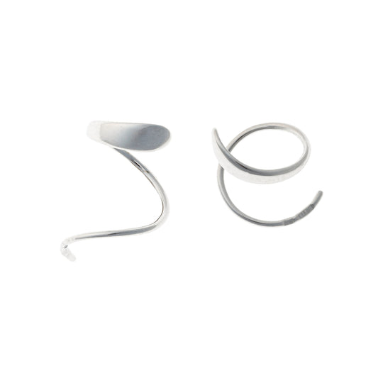 Sterling Silver Twisted Earrings