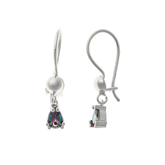 Sterling Silver Mystic Topaz Earrings