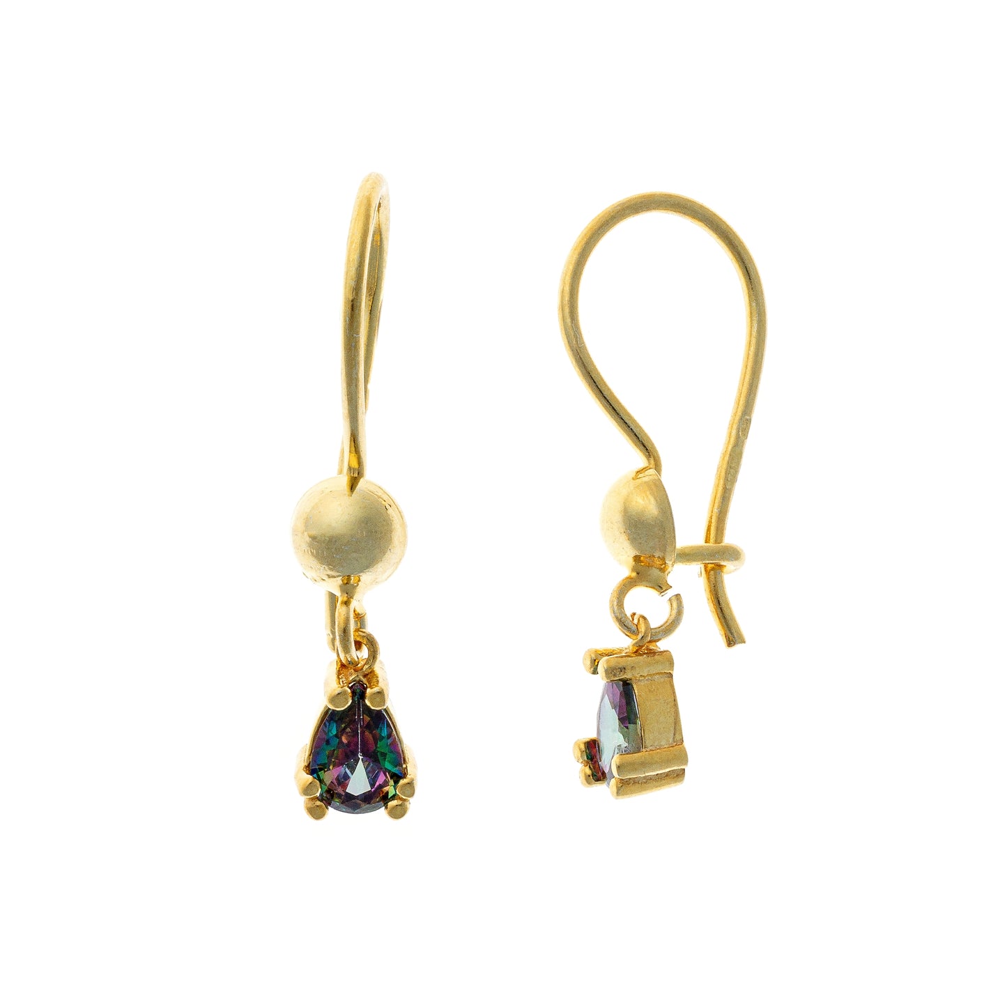 Sterling Silver Mystic Topaz Earrings
