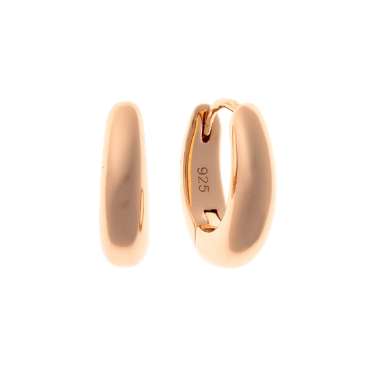 Sterling Silver Oval Hoops