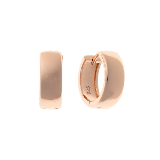 Sterling Silver Wide Hoops