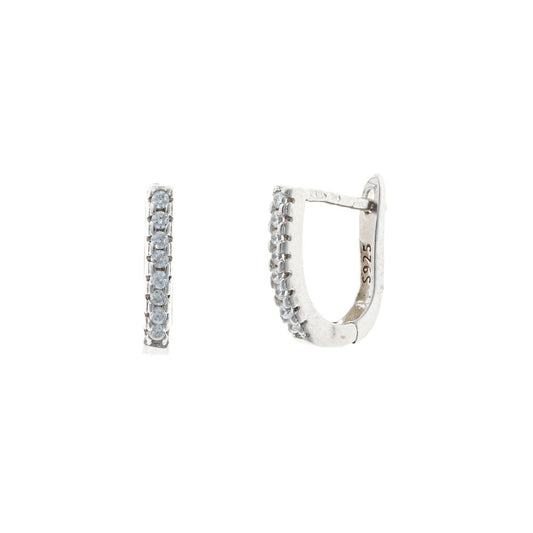 Sterling Silver CZ Earrings