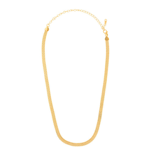 Collar de cadena de plata de ley