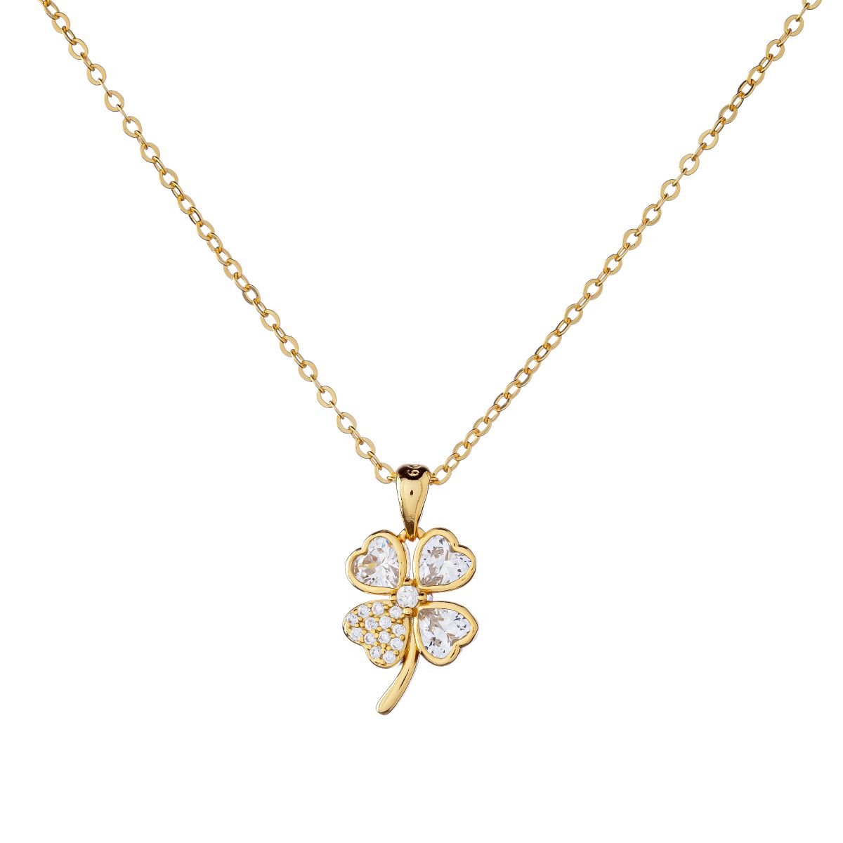 Nijole Sterling Silver Clover Necklace