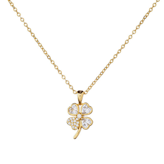 Nijole Sterling Silver Clover Necklace