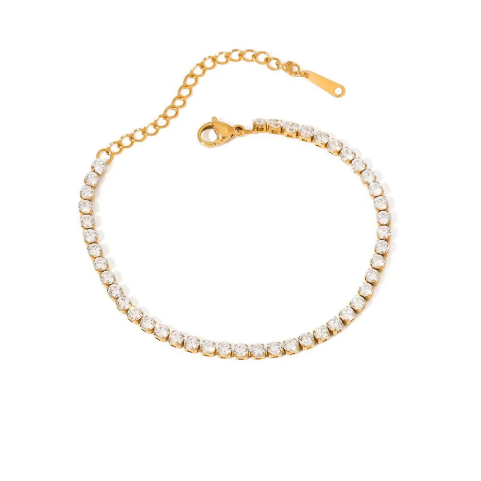 Stainless Steel Tennis Bracelet