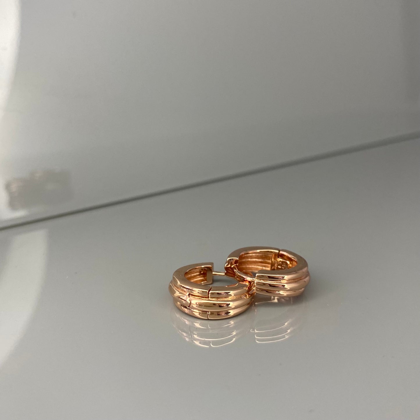 Sterling Silver Line Hoops