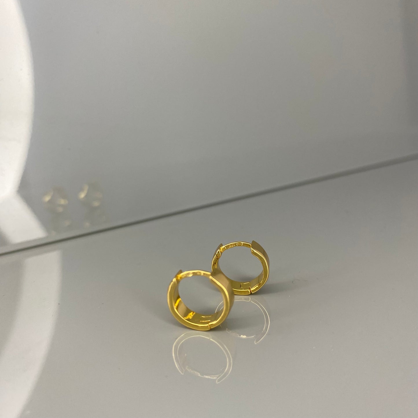 Sterling Silver Wide Hoops