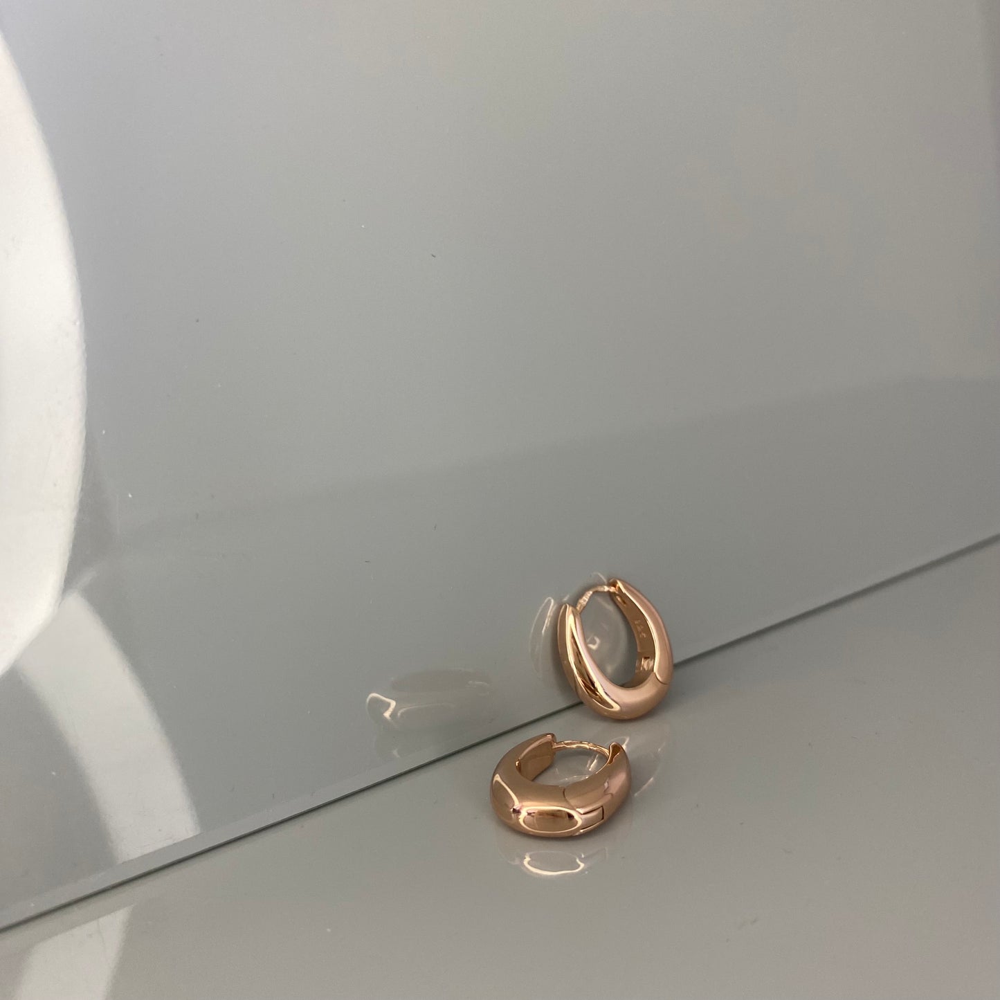 Sterling Silver Oval Hoops
