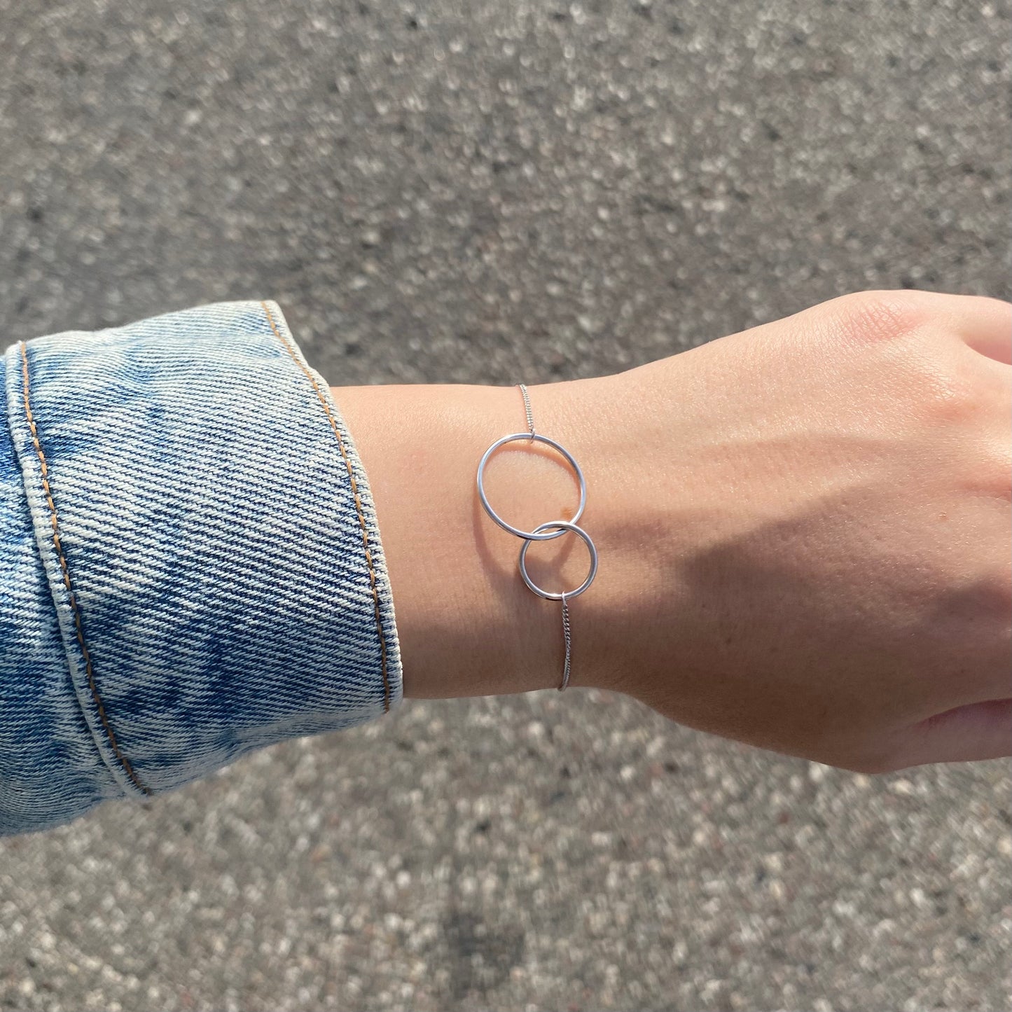 Sterling Silver Bracelet "Circles"