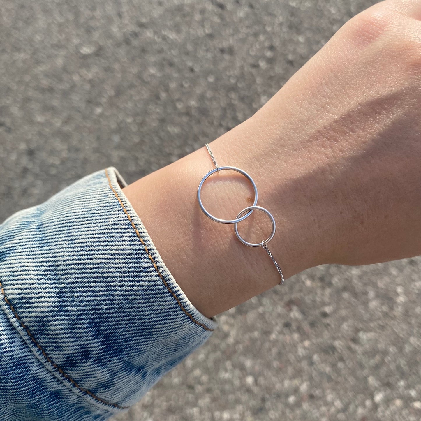 Sterling Silver Bracelet "Circles"