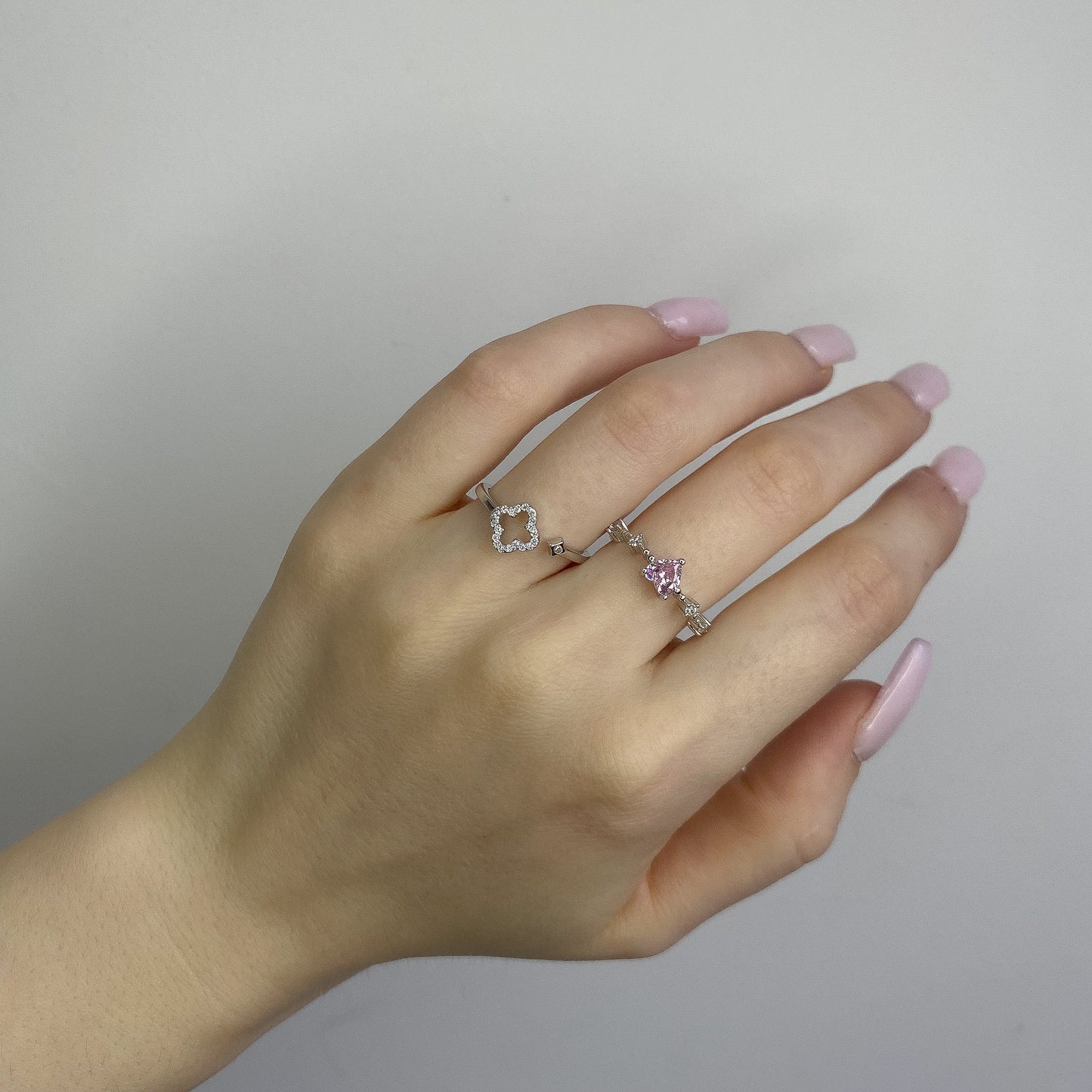Sterling Silver CZ Heart Ring