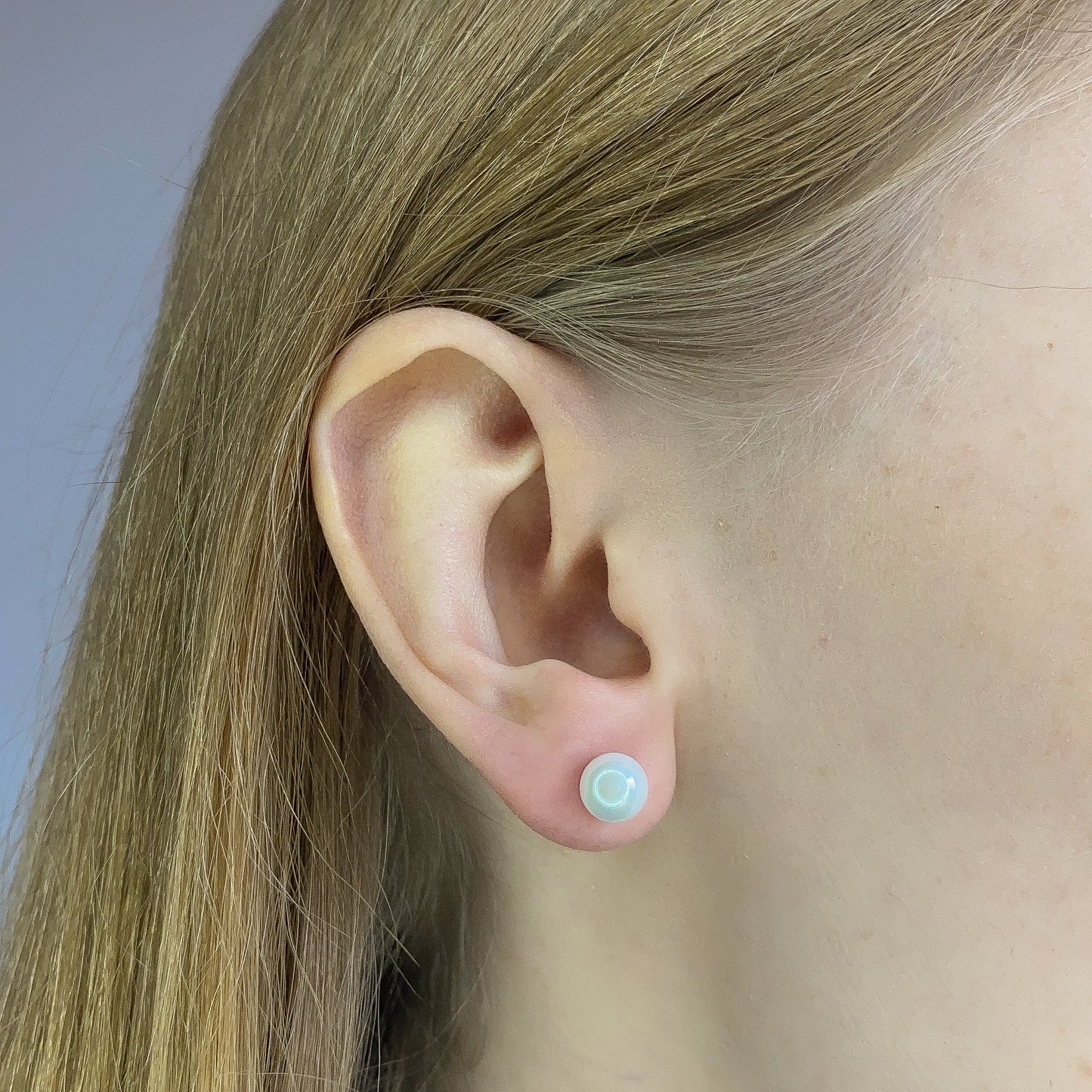 Sterling Silver 5 - 10 mm Pearl Studs