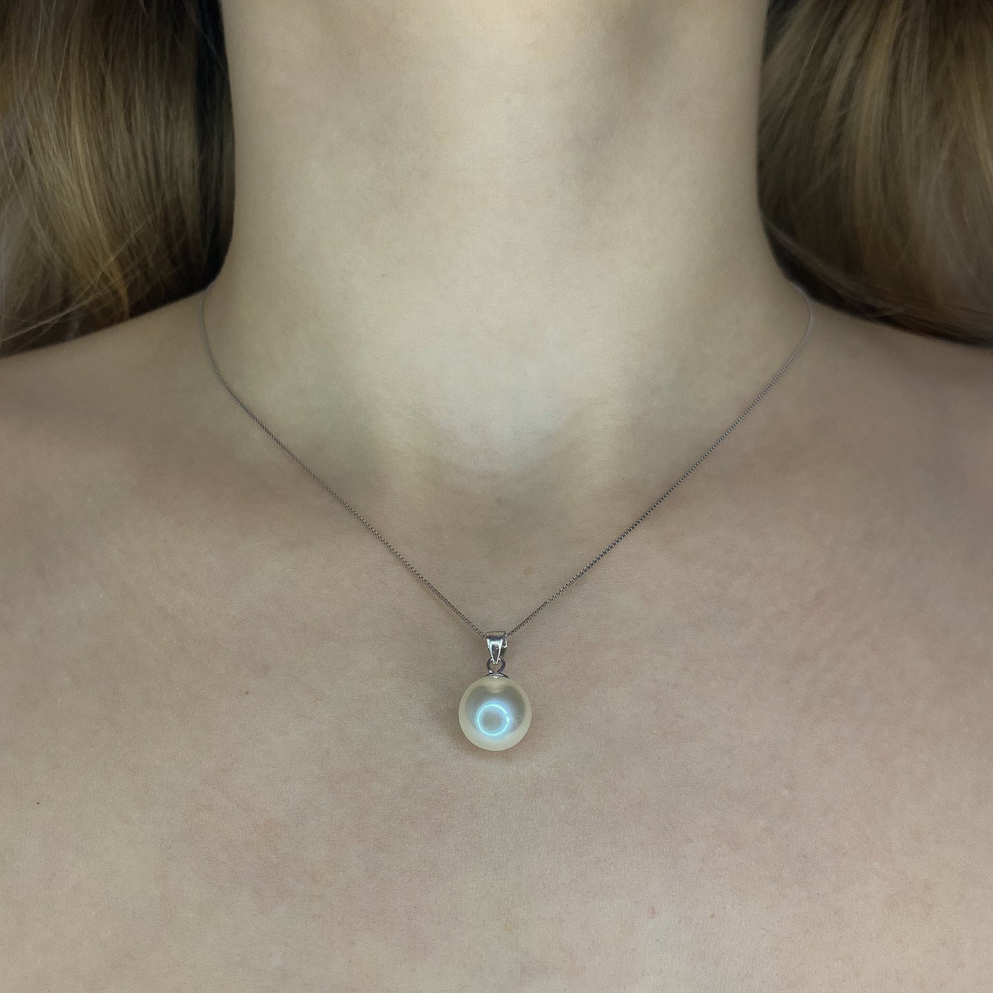 Sterling Silver Pearl Necklace
