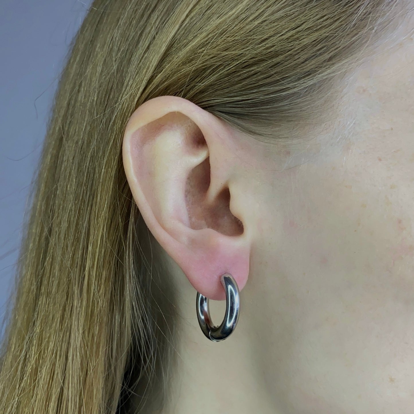 Aros gruesos de acero inoxidable