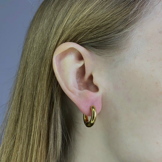 Aros gruesos de acero inoxidable