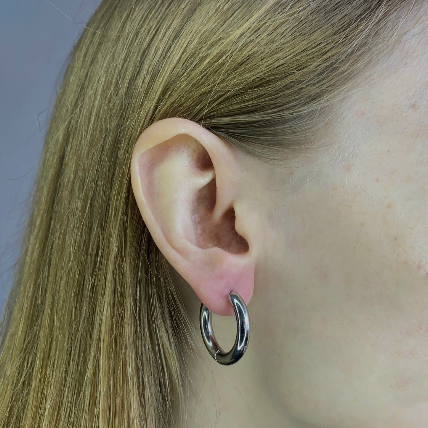 Aros gruesos de acero inoxidable