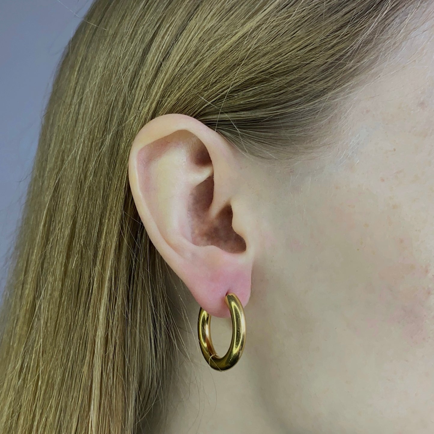 Aros gruesos de acero inoxidable