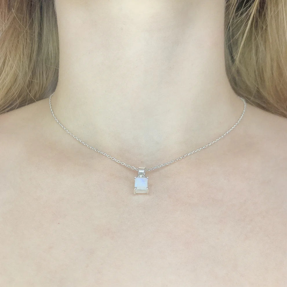 Moonstone Pendant Necklace