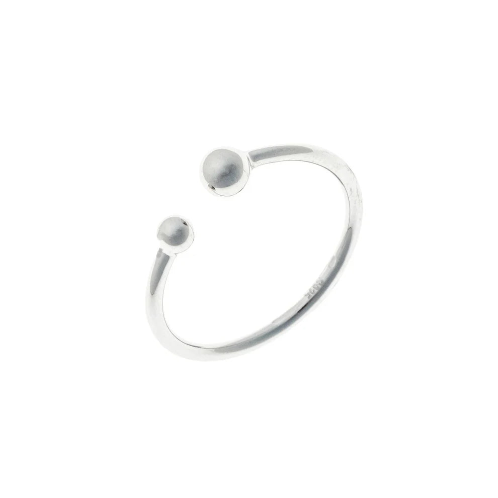 Sterling Silver Beaded Ring