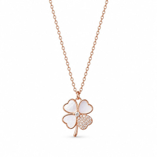 Sterling Silver Clover Necklace