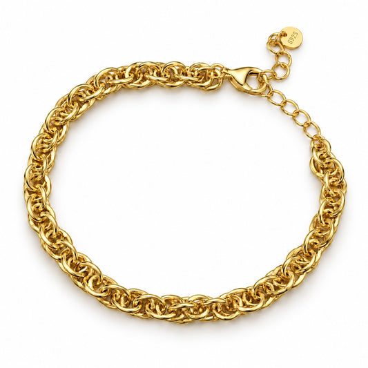 Gold-Plated Sterling Silver “Duna” Bracelet