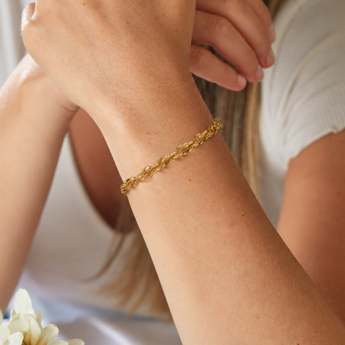 Gold-Plated Sterling Silver “Duna” Bracelet