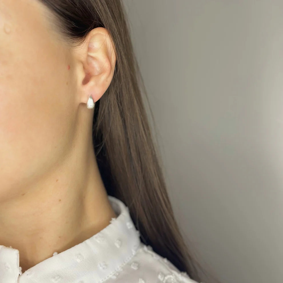 Sterling Silver Matte Studs