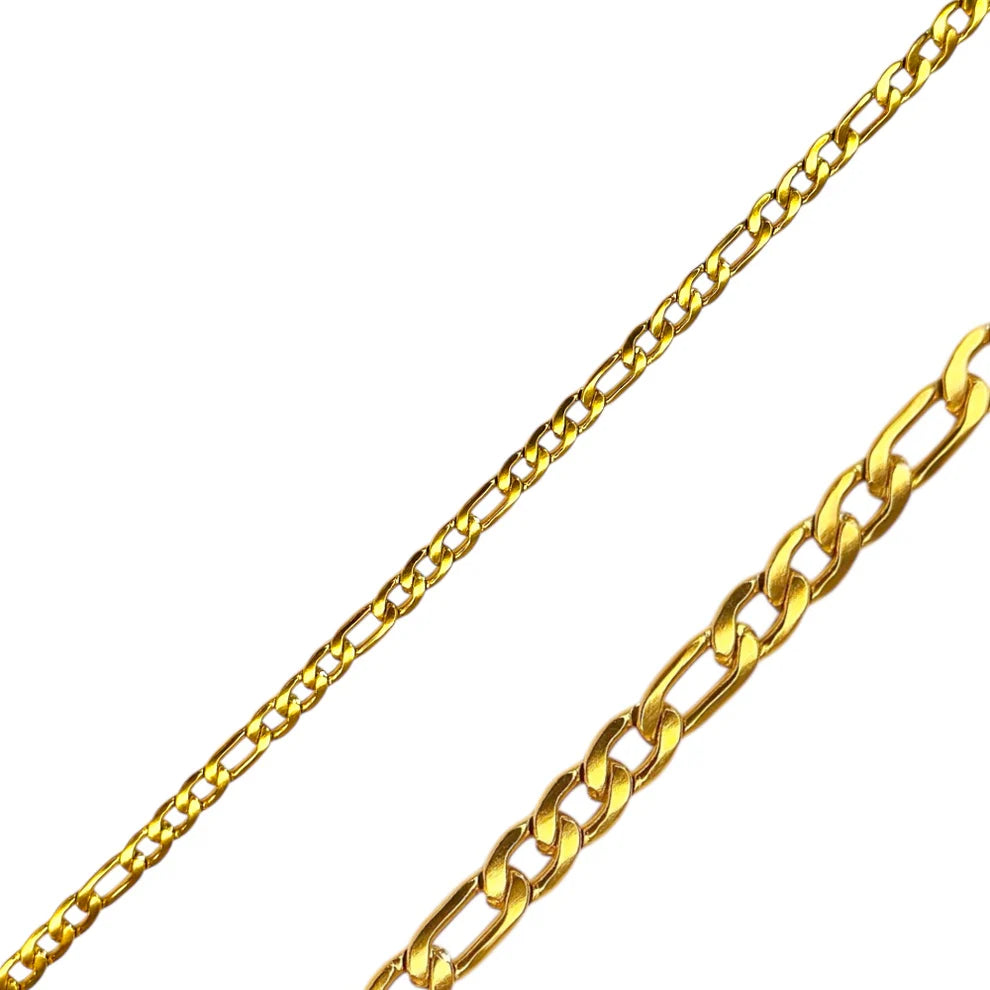 Stainless Steel 5 mm Figaro Chain