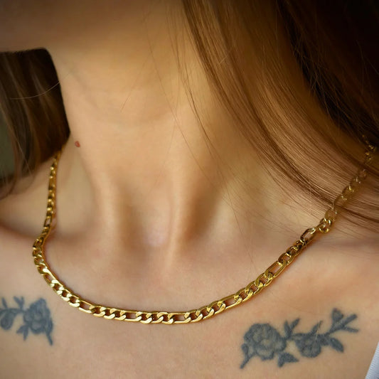 Stainless Steel 5 mm Figaro Chain