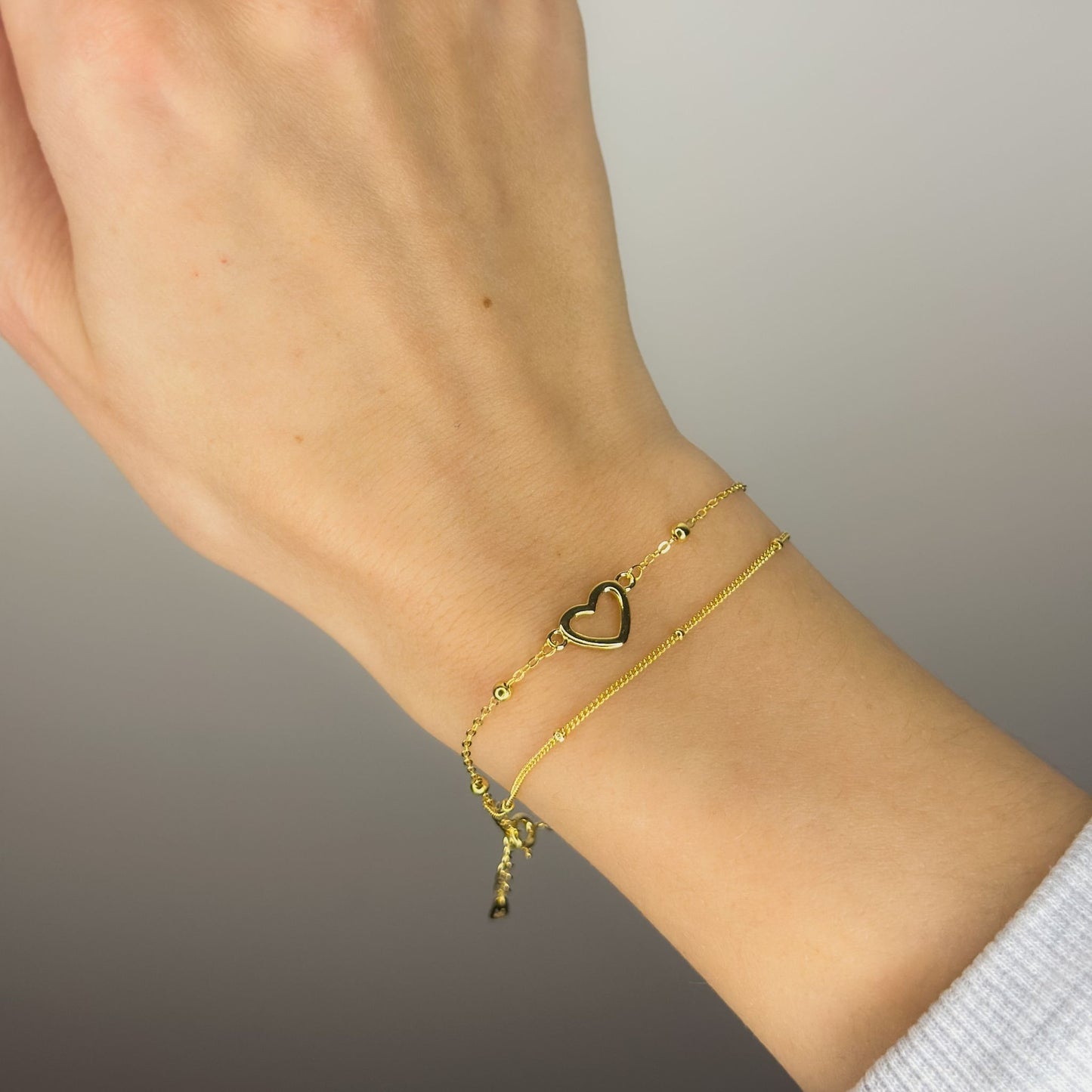 Sterling Silver Heart Bracelet