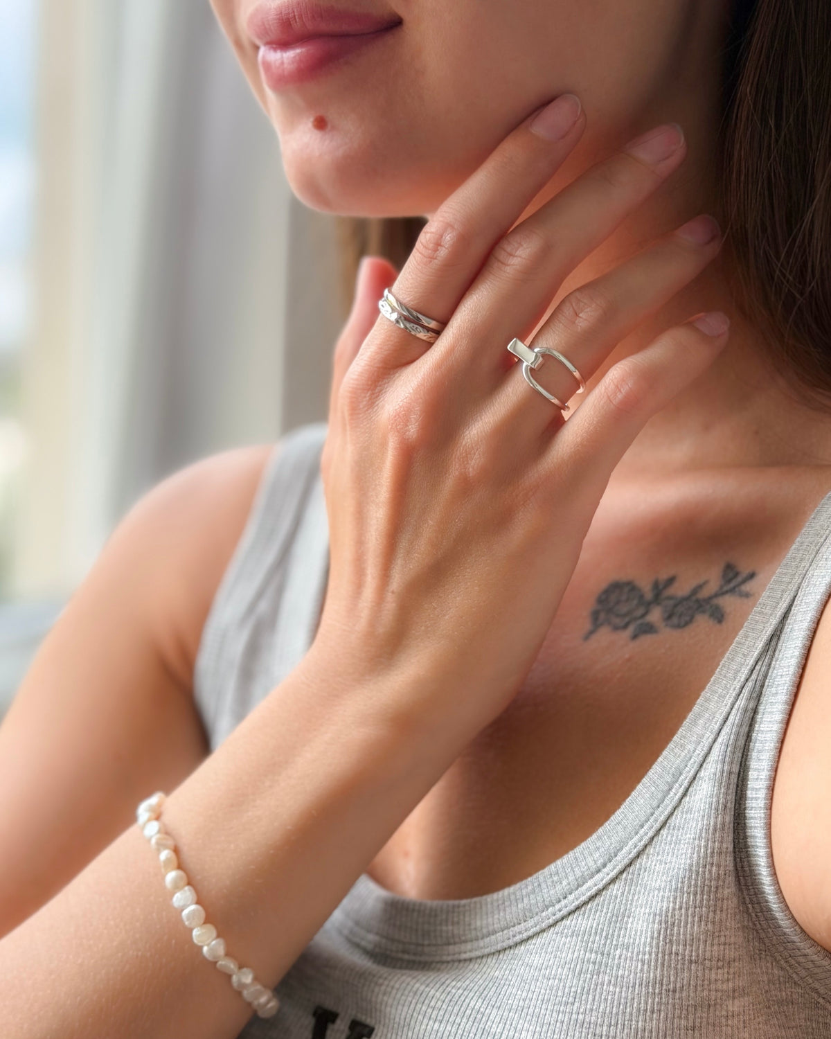 Sterling Silver “Nexo” Ring
