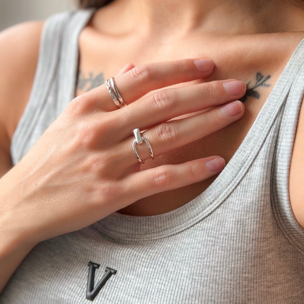 Sterling Silver “Nexo” Ring