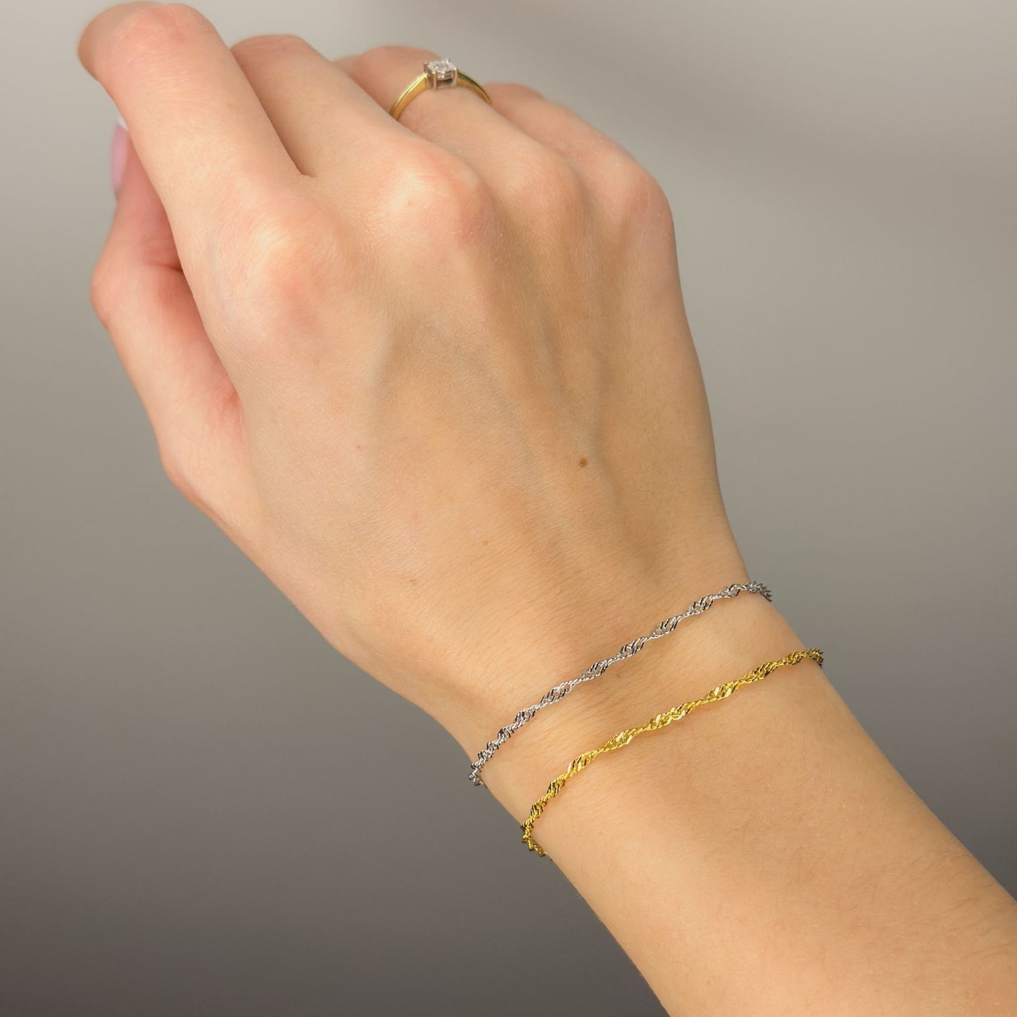 Sterling Silver Wave Bracelet