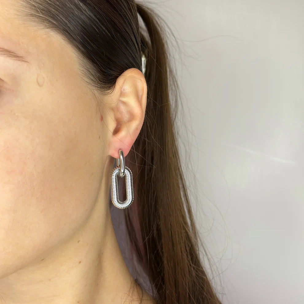 Stainless Steel Chain Earrings