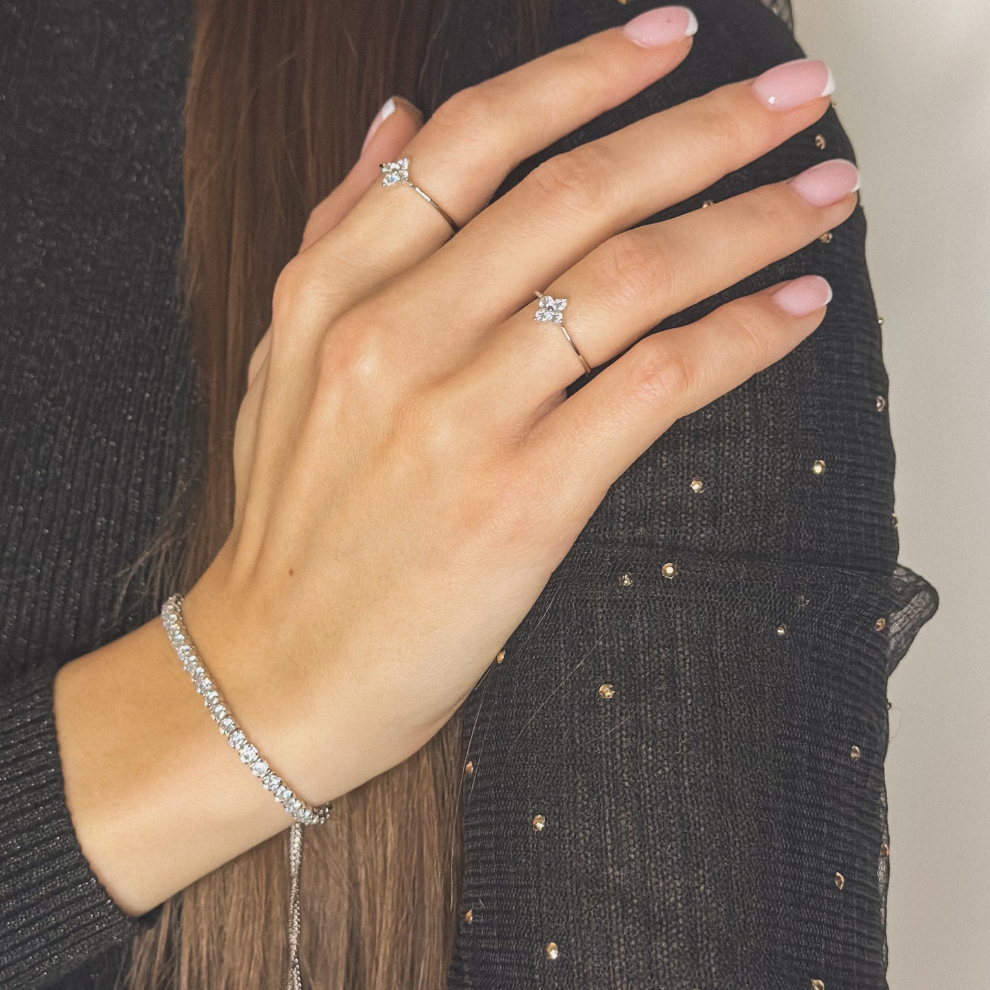 Pulsera Rixona de plata de ley