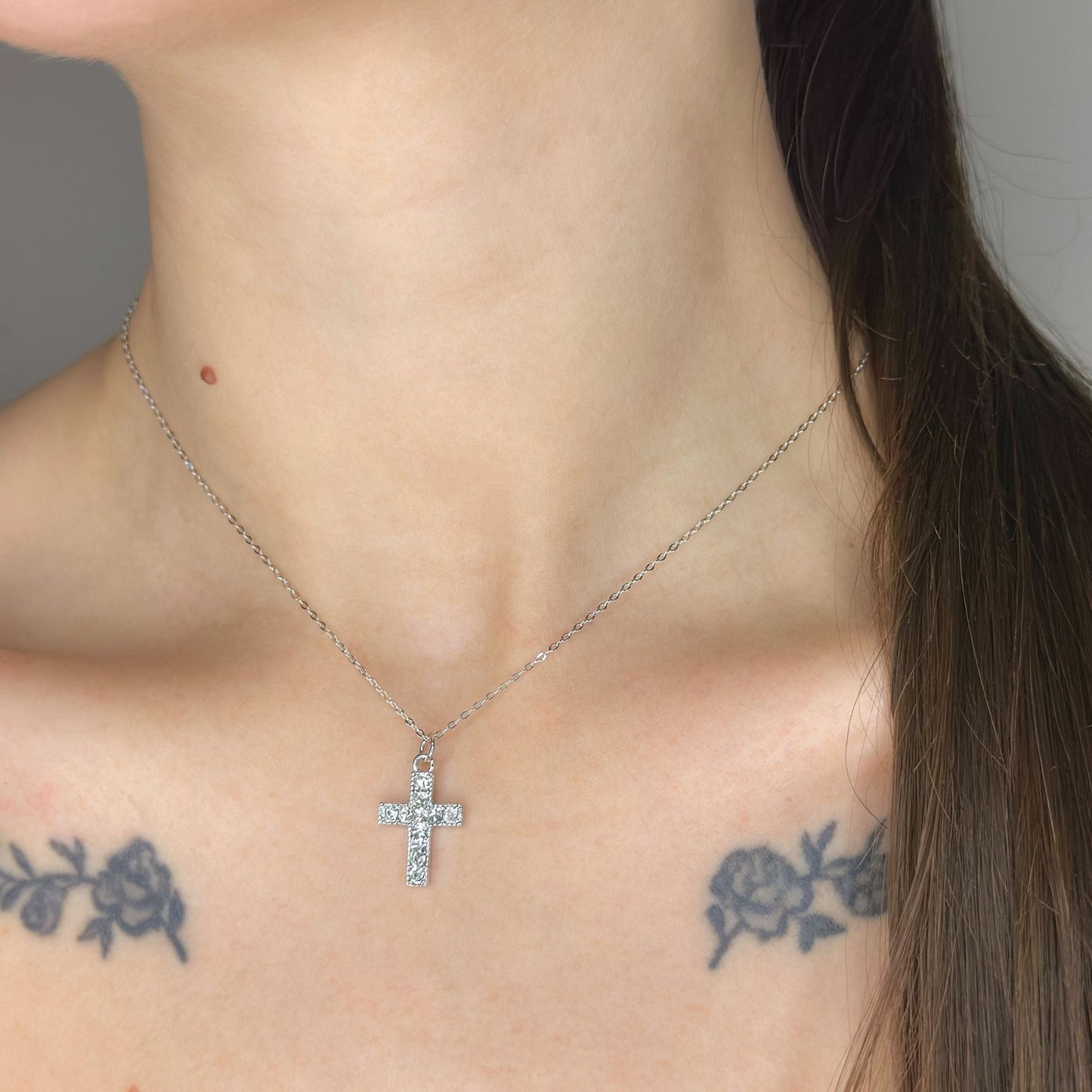 Sterling Silver Cross Necklace
