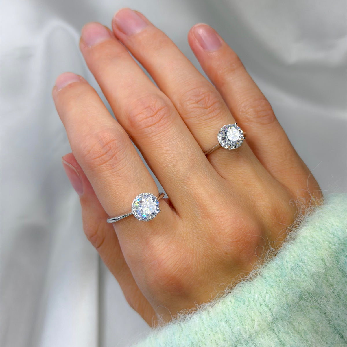 Sterling Silver Soleste Ring