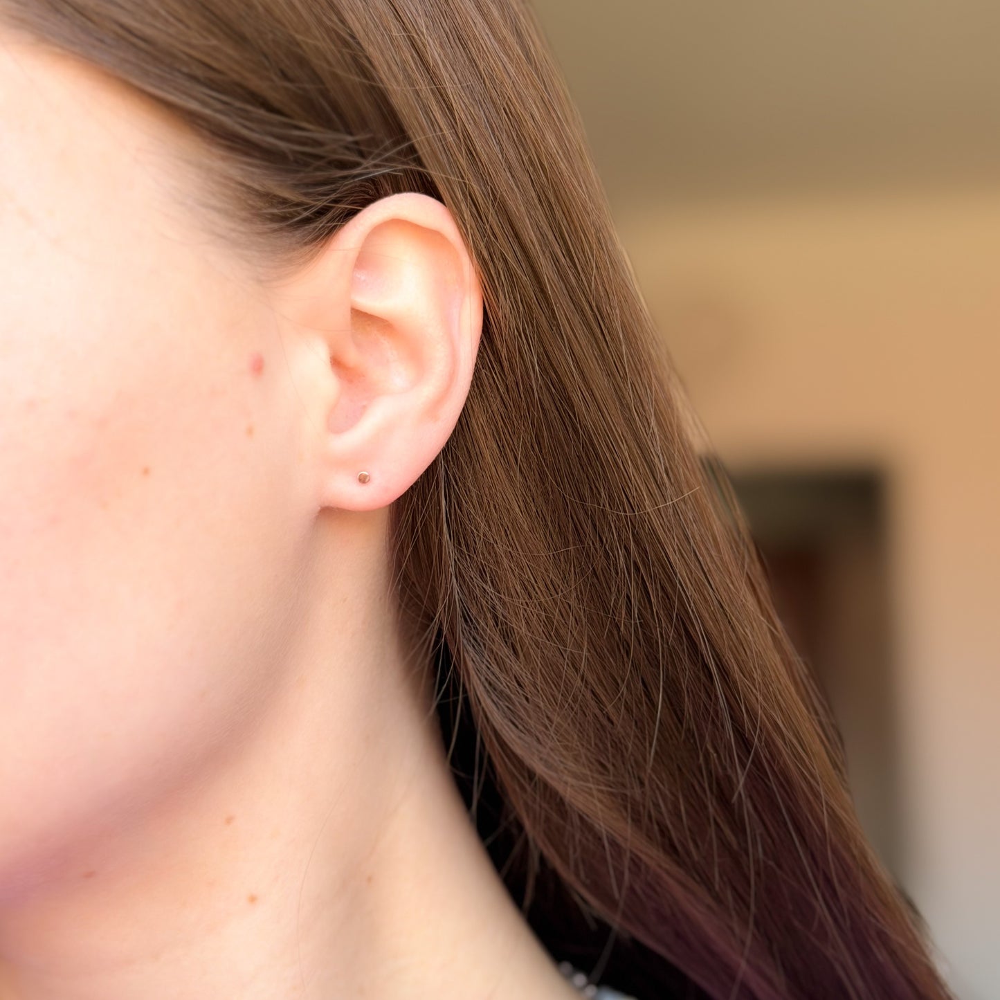 Mini pendientes de plata de ley