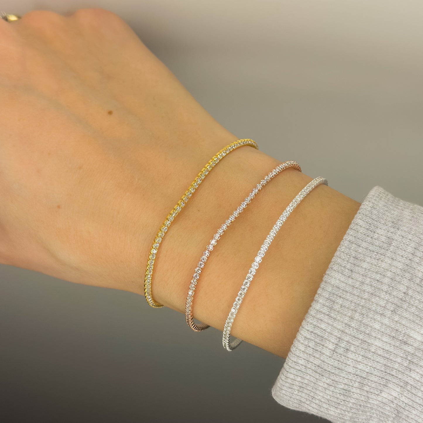 Sterling Silver Tennis Bracelet